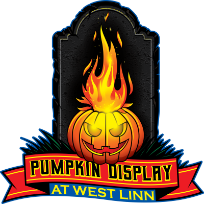Pumpkin Display at West Linn Banner